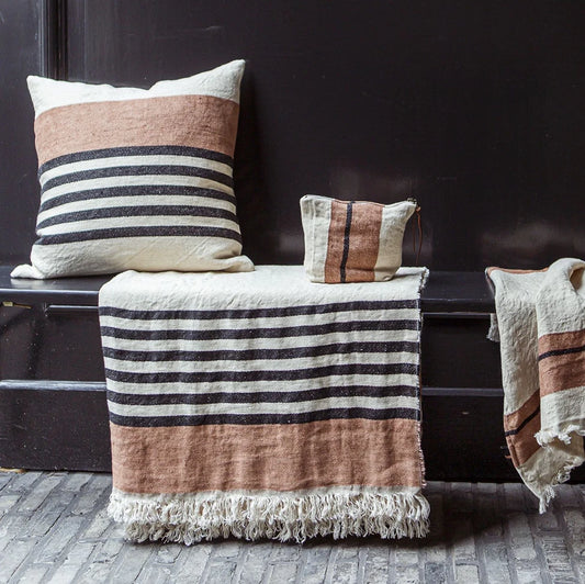 Belgian linen cushion cover inyo 50cm