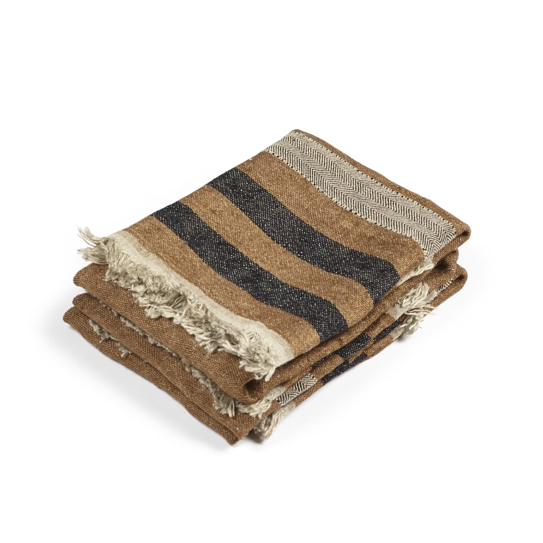 Belgian linen hand towel nairobi 65cm