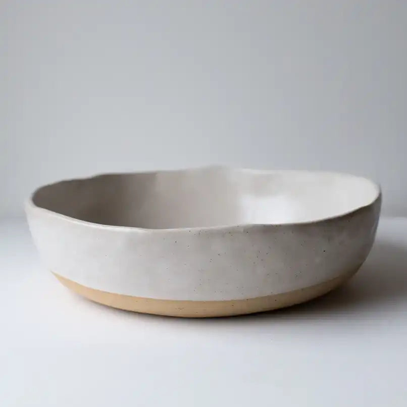 Lil Ceramics serving bowl 30cm satin white