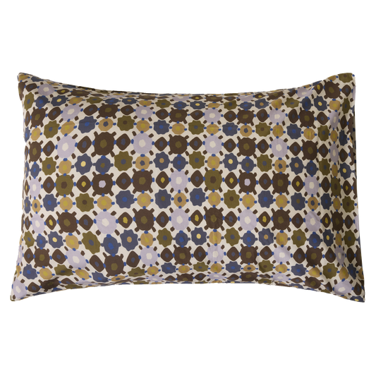 Lisbon cotton pillowcase pair pansy