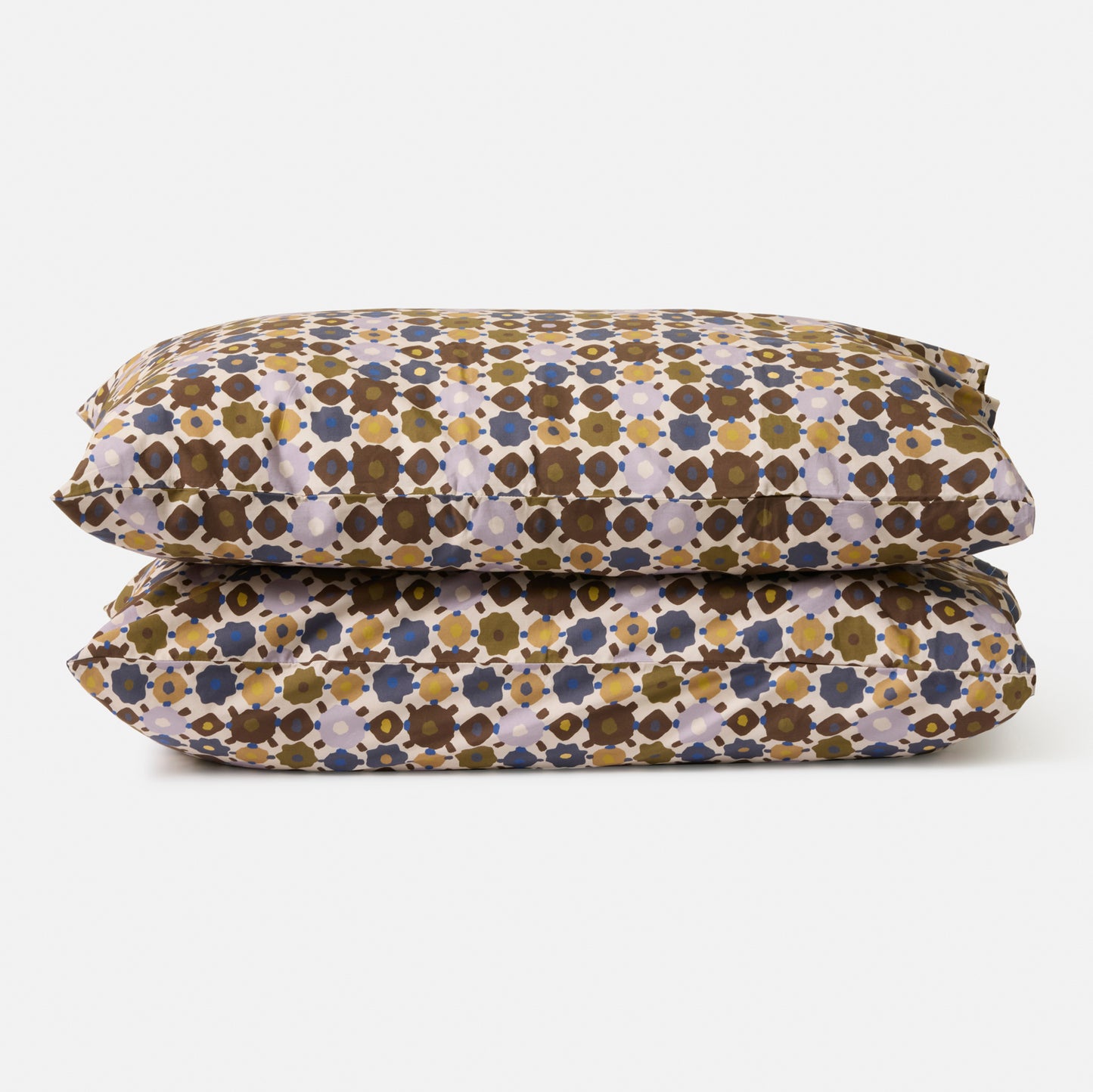 Lisbon cotton pillowcase pair pansy