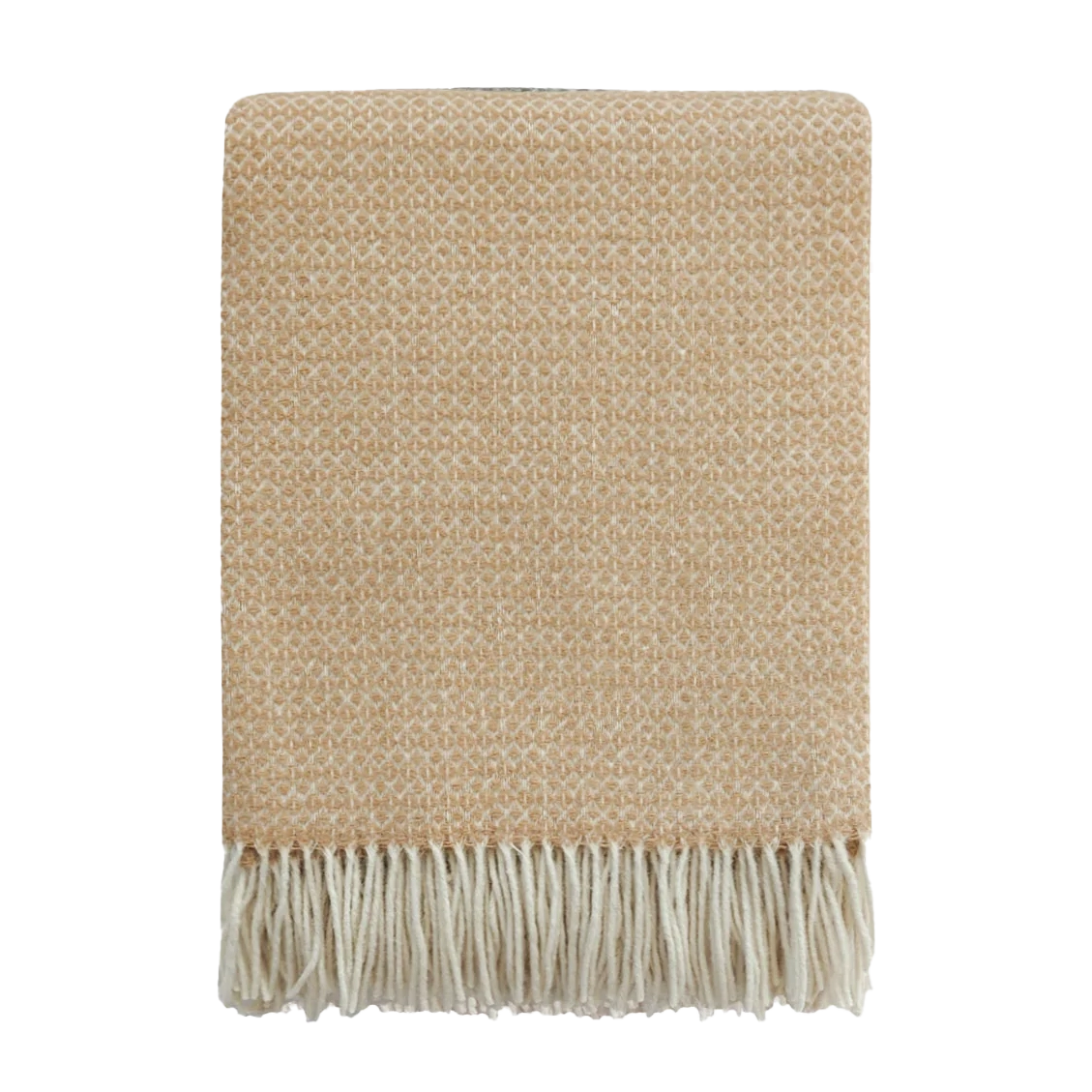 Littano merino blend throw latte 130 x 180cm