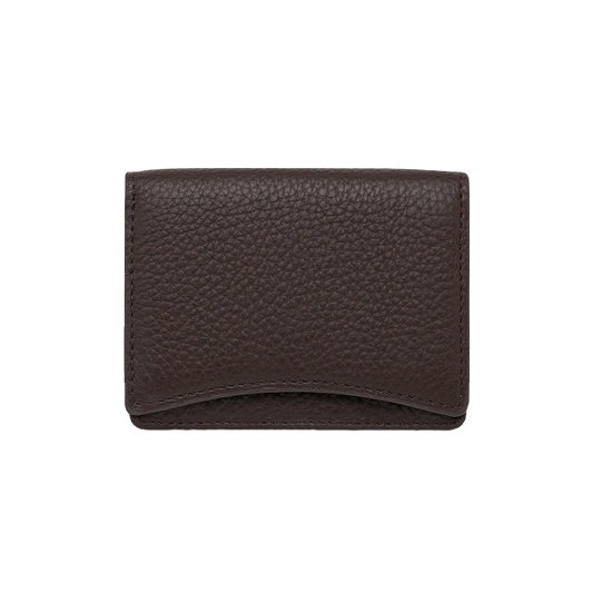 Lumen leather wallet cocoa