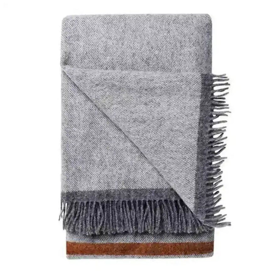 Lumsden wool blanket ash 140 x 240cm
