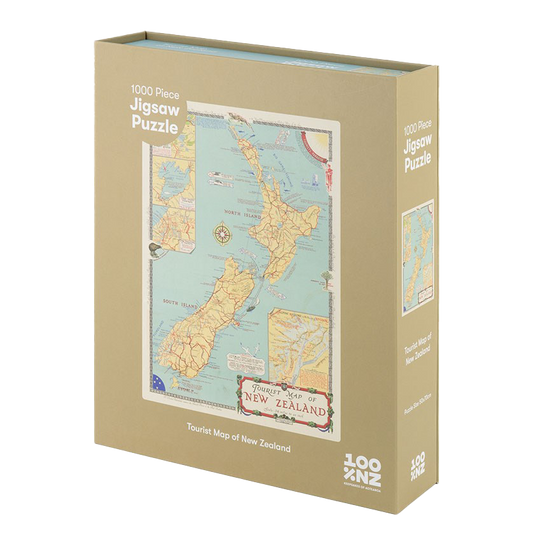 Map of NZ 1000-piece jigsaw puzzle