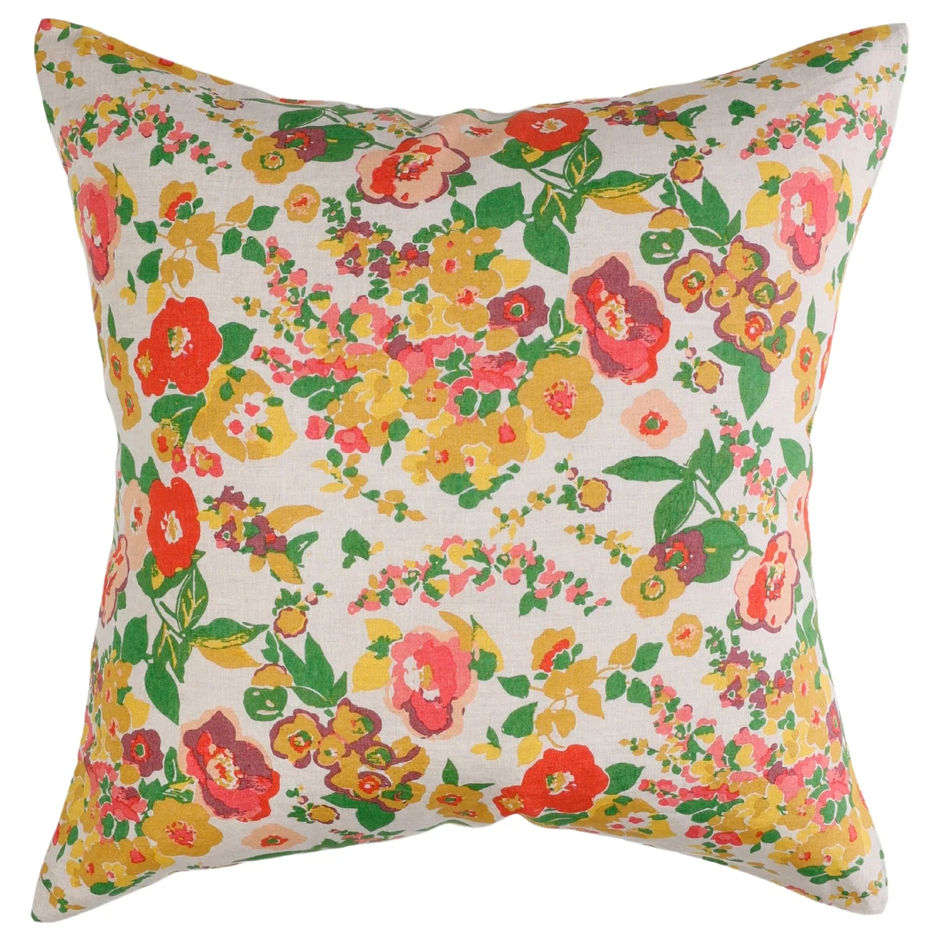 SOW Marianne floral linen cushion cover 50cm