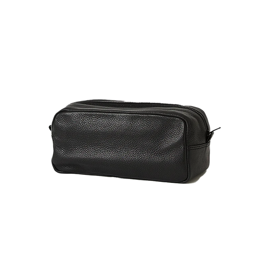 Marlo leather wash bag