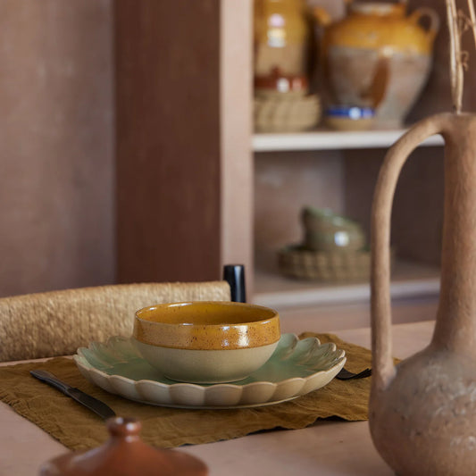 Marrakesh stoneware bowl cumin 15cm