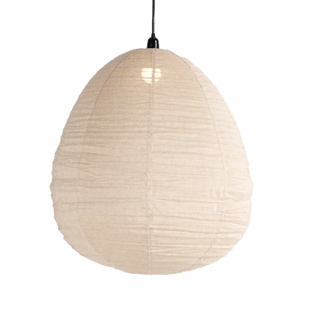 Miami linen pendant shade natural