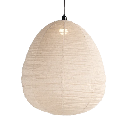 Miami linen pendant shade natural