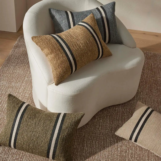 Mila textured cushion cover 40 x 60cm desert