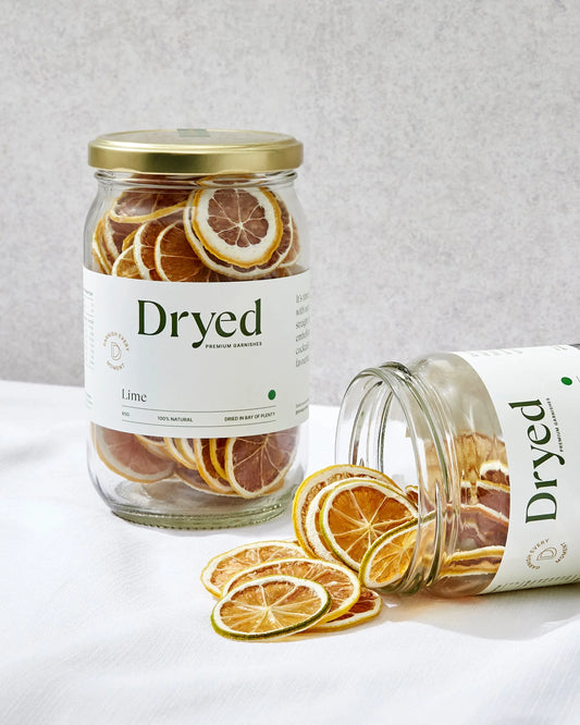 NZ Dehydrated lime slices 65g jar