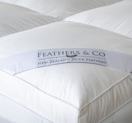 Premium NZ duck feather & down mattress topper 70/30