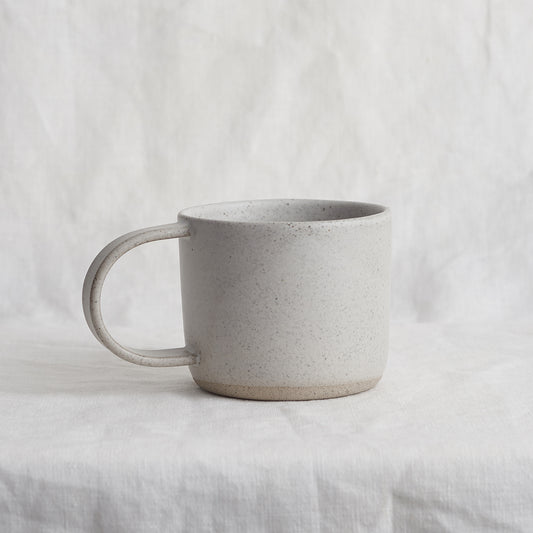 NZ made straight shaped mug natural plain