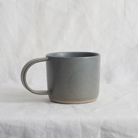 NZ made straight shaped mug sage