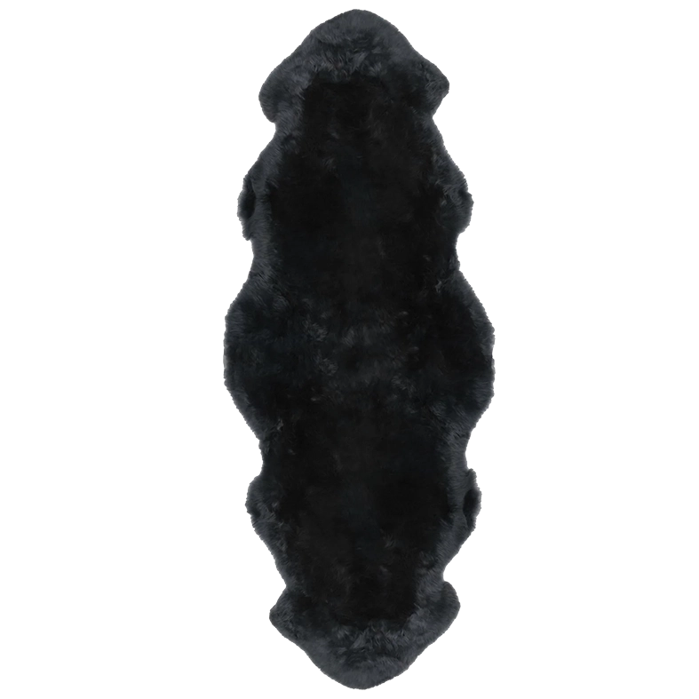 NZ long wool sheepskin hide double length 180cm