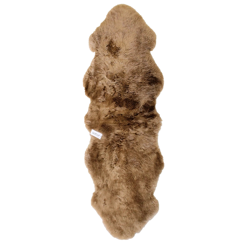 NZ long wool sheepskin hide double length 180cm