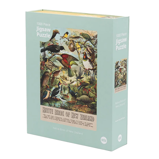 Native Birds of New Zealand 1000-piece jigsaw puzzle