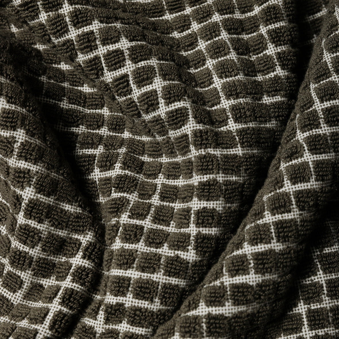 Nero cotton bath towel range ivy