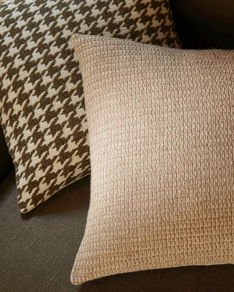 NZ wool blend cushion cover natural 50cm