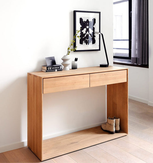 Oak nordic console 120cm