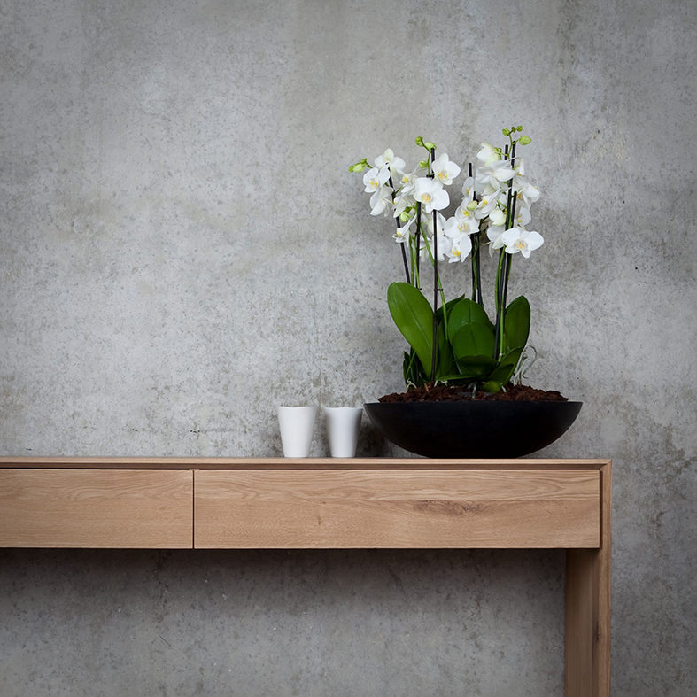 Oak nordic console 160cm