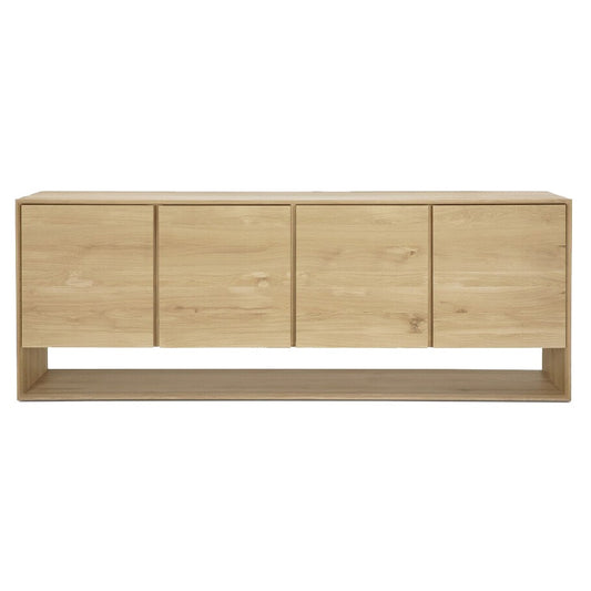 Oak Nordic 4-door sideboard 210cm