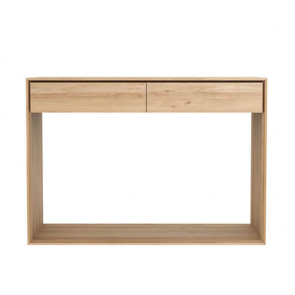 Oak nordic console 120cm