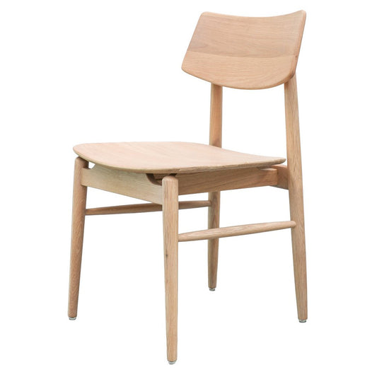 Oscar solid oak dining chair natural