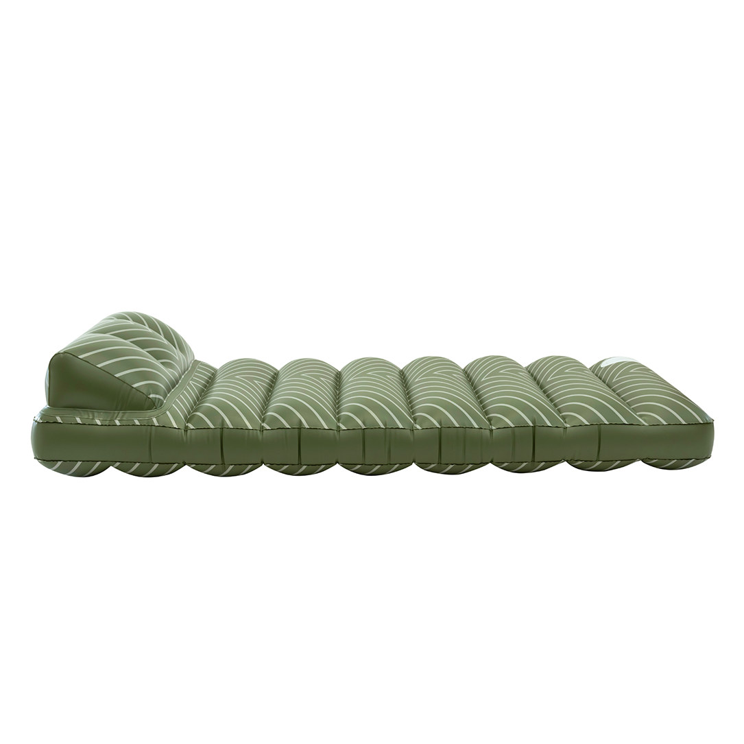 Oversized pool lilo 180cm olive