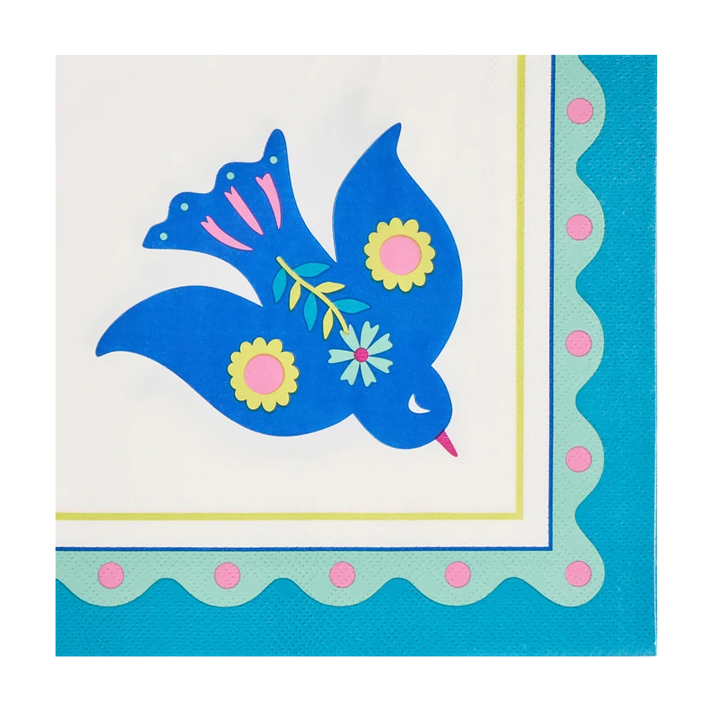 Fiesta bird paper napkins (20)
