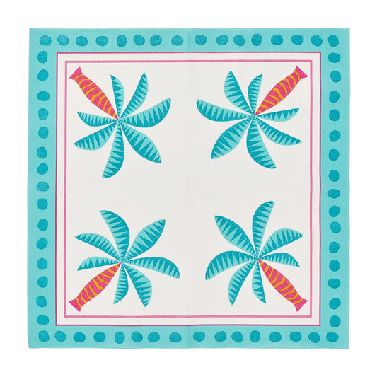 Fiesta palm paper napkins (20)