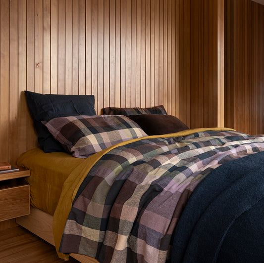 Picton duvet cover mulberry