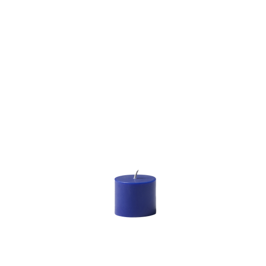 Pillar candle 3.5cm cobalt