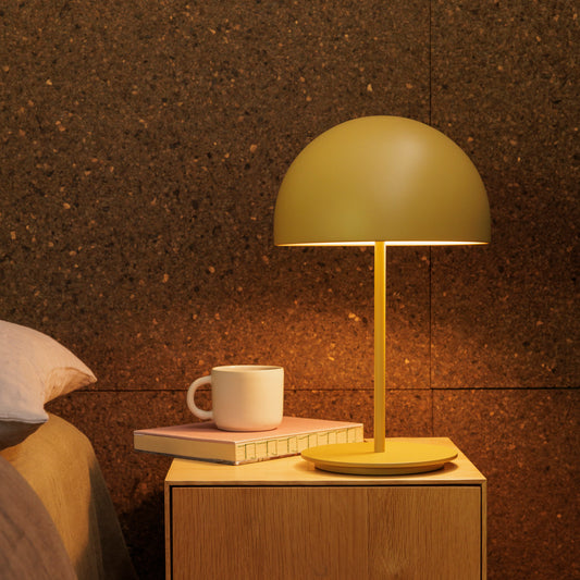 Pin table lamp ochre