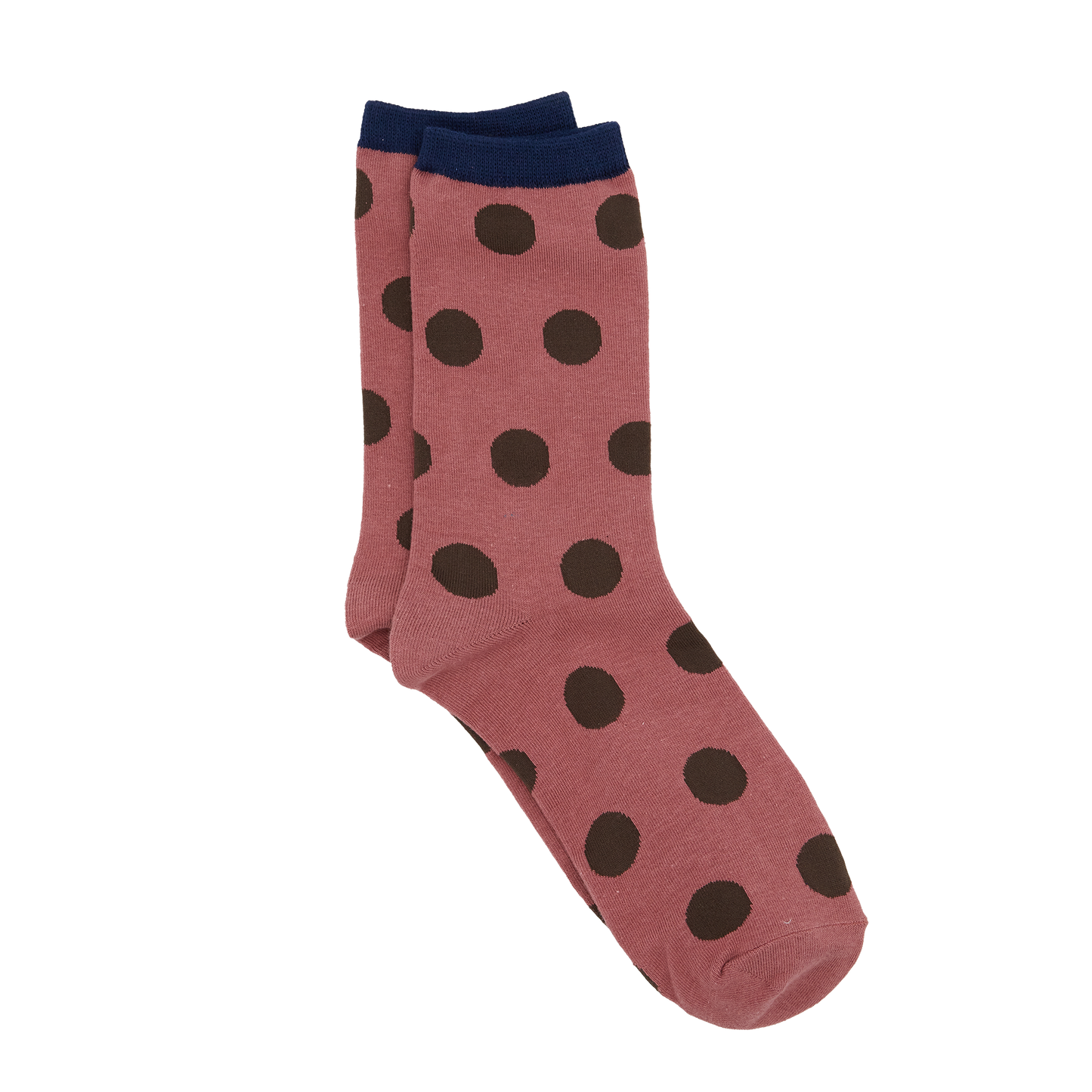 Polka dot socks rose with choc spots