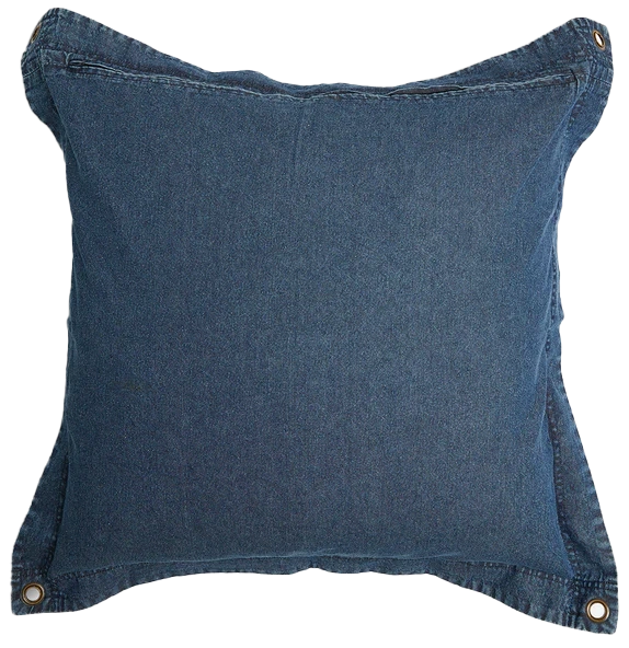 Pony Rider denim cushion cover 60cm