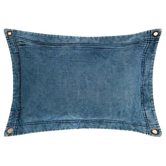 Pony Rider Outlander cushion cover 35 x 55cm denim