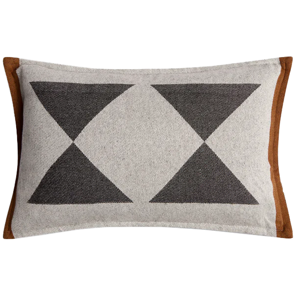 Pony Rider rocky peaks cushion cover 35 x 55cm natural