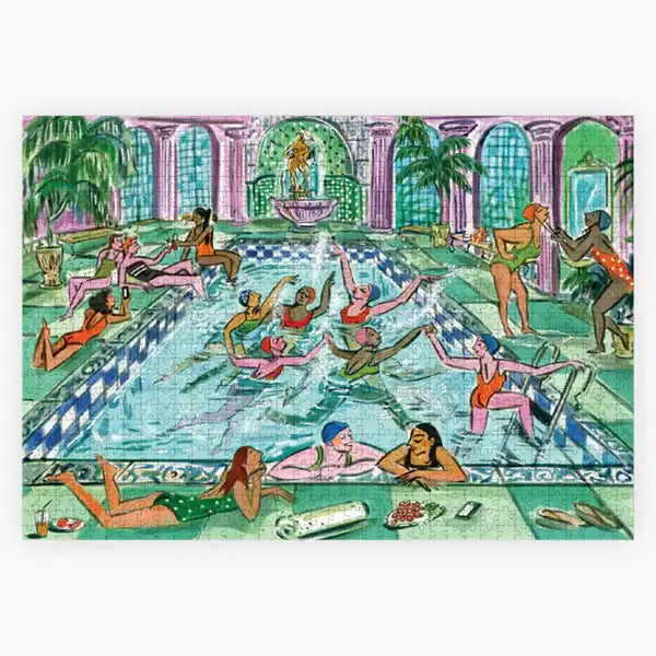 Poolside 1000-piece jigsaw puzzle