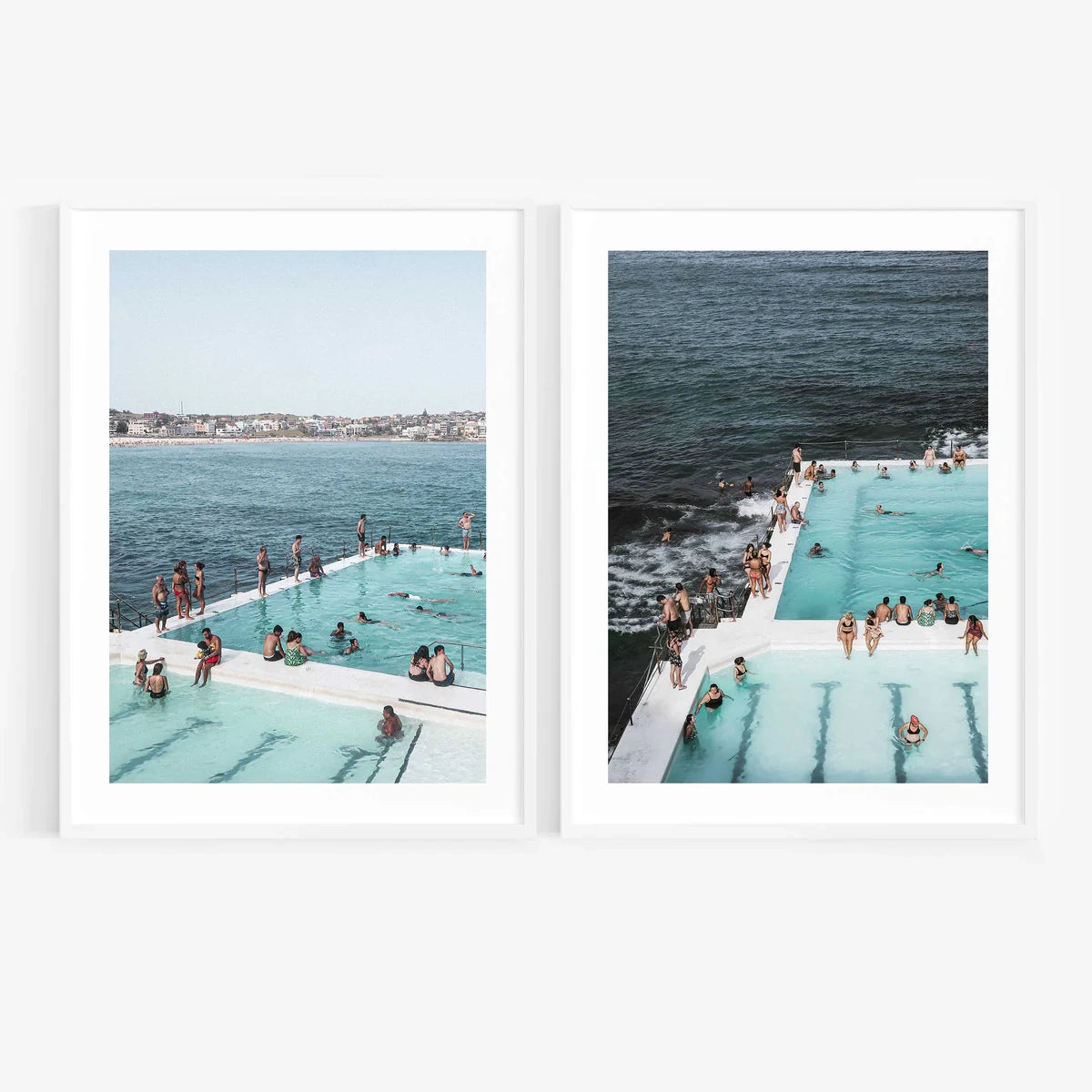 Poppie Pack 'Milky Icebergs' photographic print