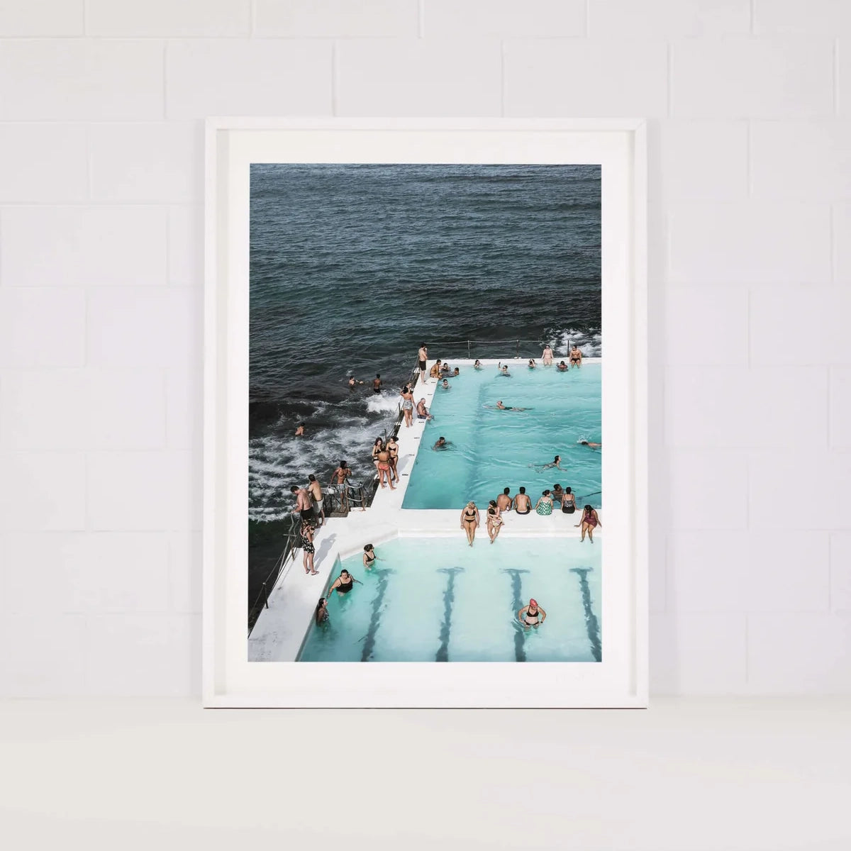 Poppie Pack 'Milky Icebergs' photographic print