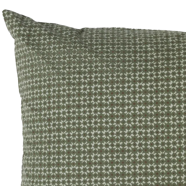 Porto organic pillowcase pair kale & shadow
