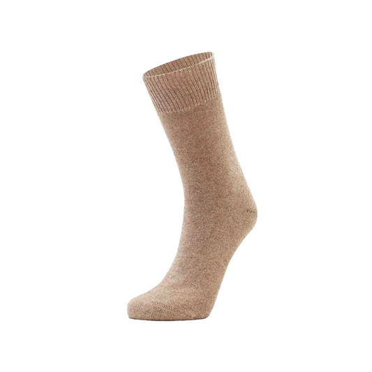 NZ made possum merino wool socks natural