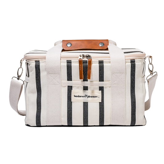 Premium cooler bag monaco black stripe 14 litre