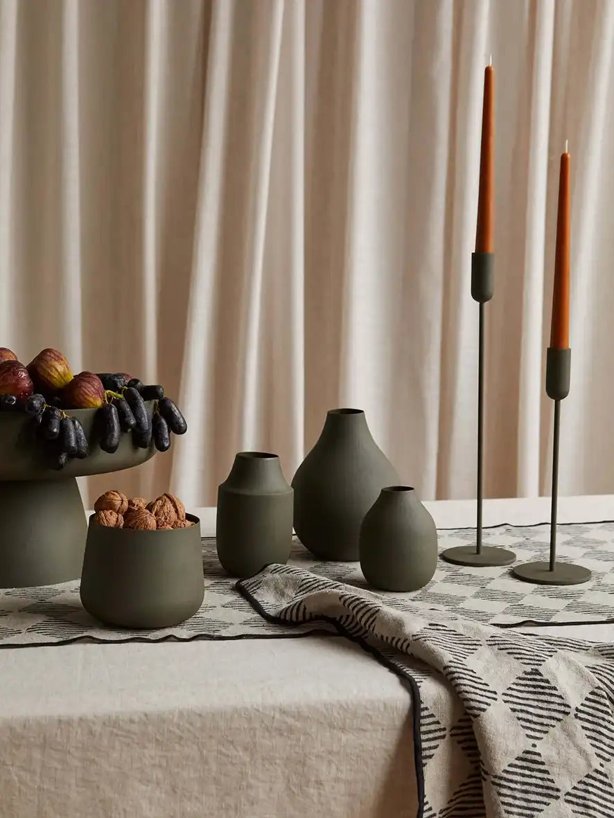 Mona vase olive 11cm
