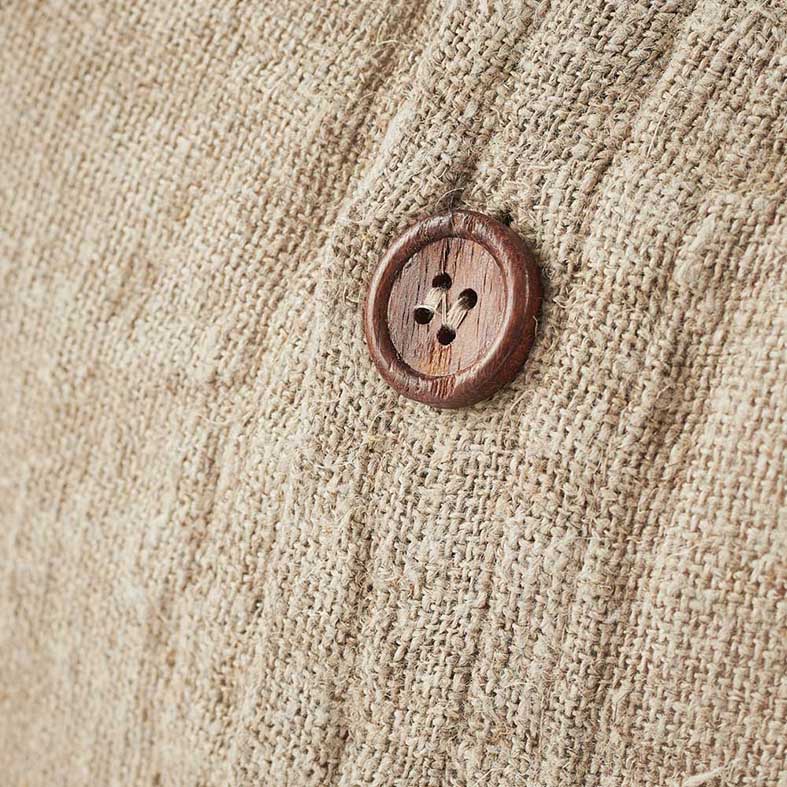 Raffine hand woven linen cushion cover 40x60cm