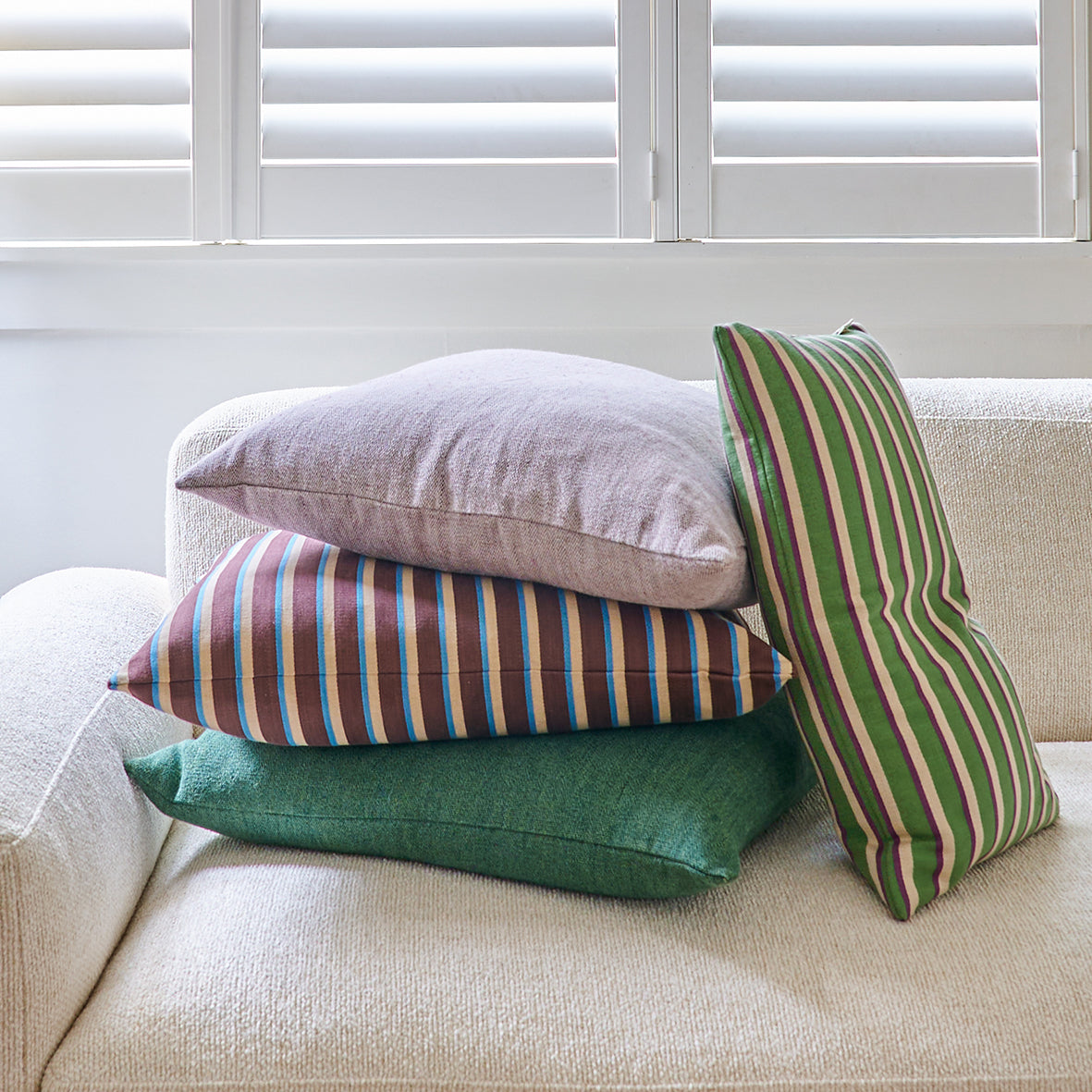Riley cotton cushion cover 50x30cm