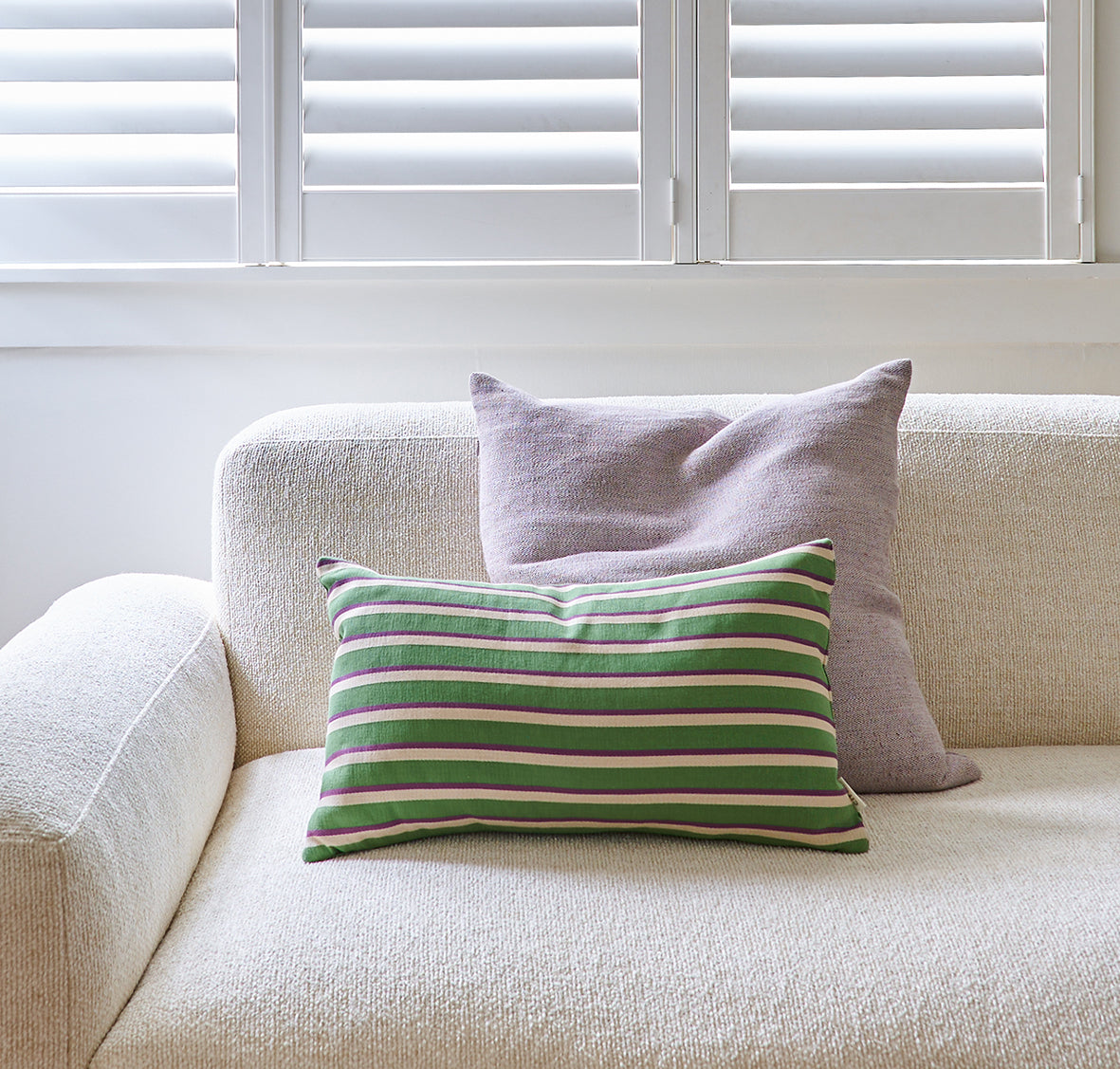 Riley cotton cushion cover 50x30cm
