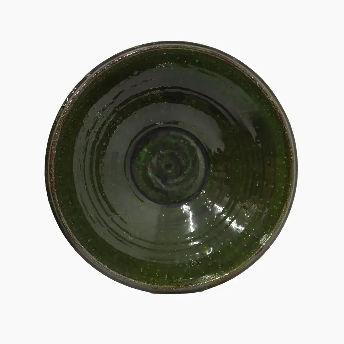 Romano rustic terracotta bowl 39cm olive